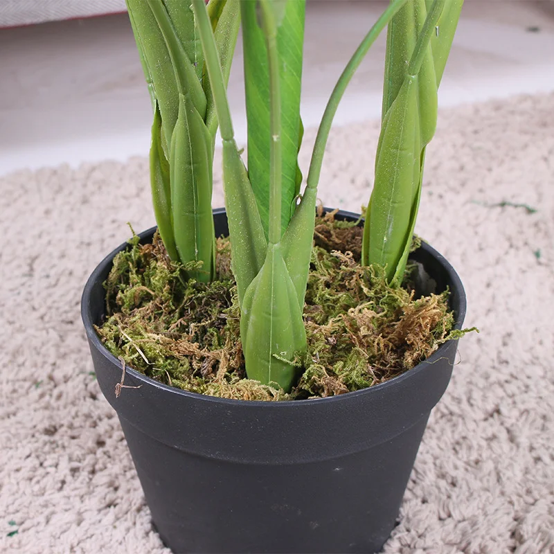 100cm Fleurs Home Decor Strelitzia Artificial Plant Realistic Bird Of Paradise Artificial Plant with Flower Flores Plante
