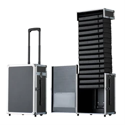 Custom suppliers pull up 25L glasses eyewear box case display drawer cabinet for Sunglasses