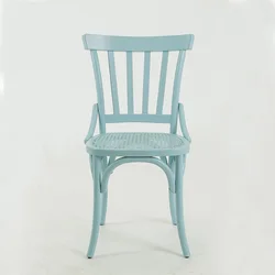 Antique design mediterranean furniture high back living room chair/ solid wood rattan restaurant chairs(FC152)