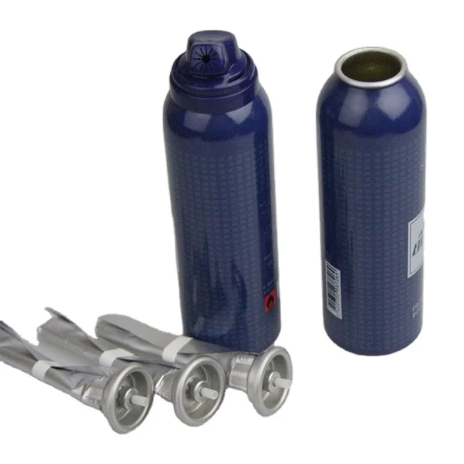 Automotive paint air freshener aerosol spray can empty aluminum tinplate aerosol cans for gas fuel