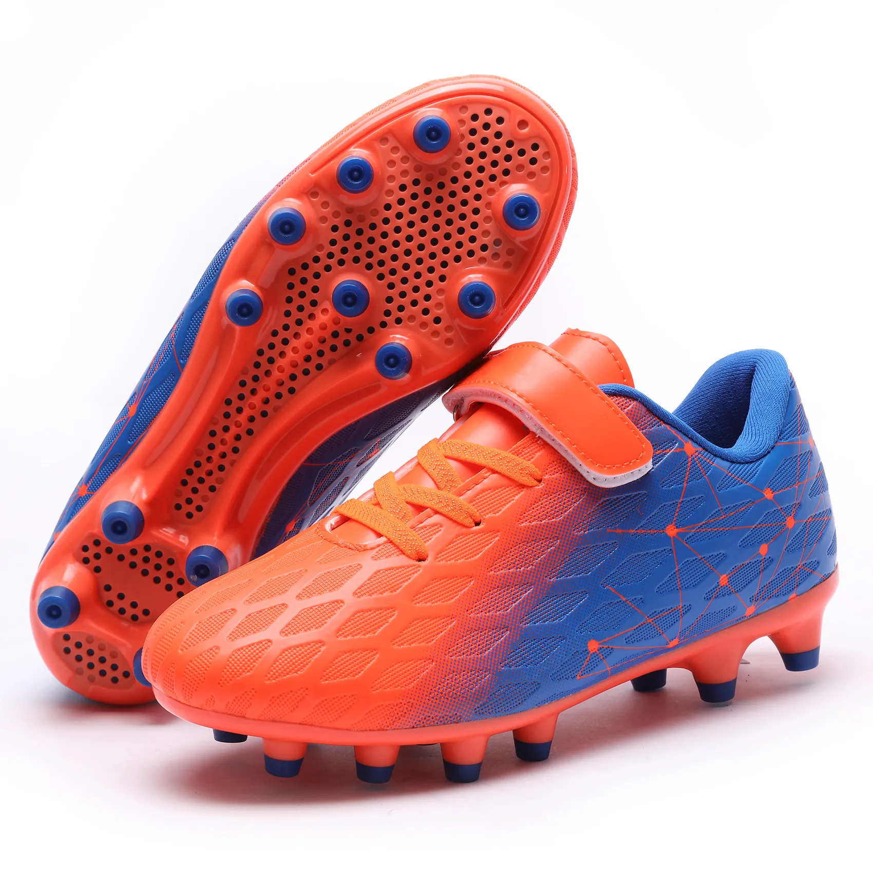 Hot Selling Kids Junior High School Student Soccer Boots Big Size Spring Summer Long Nail Non-Slip Training Futsal Winter Autumn
