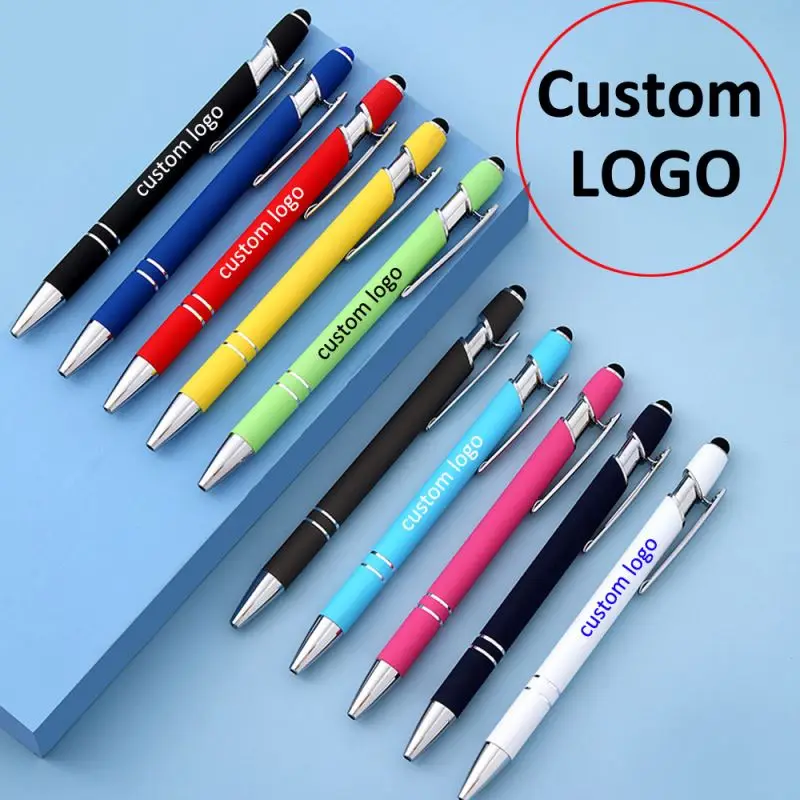 Logo Projection Promotional Flashlight With Different Color Mini Metal Custom Bic Pens Ballpoint Pen