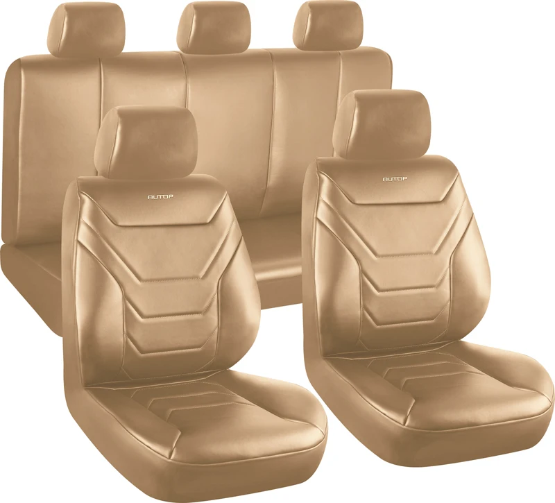 Fashion hot sale easy-to-clean PU leather luxury universal car seat cover