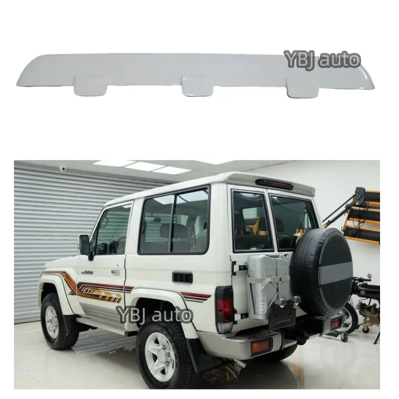 YBJ car accessories ABS Plastic Top Spoiler For Land Cruiser LC70 76 Series Lc79 FJ79 2007-2021 Rear Roof Wing Rear Spoiler