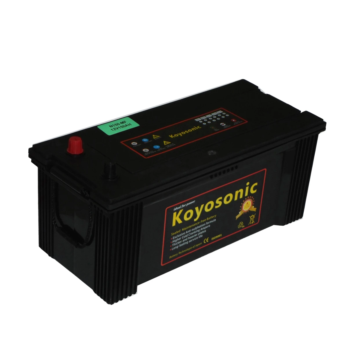 Maintenance Free Calcium Battery 12V 165AH Heavy Duty Truck Battery NS200-MF