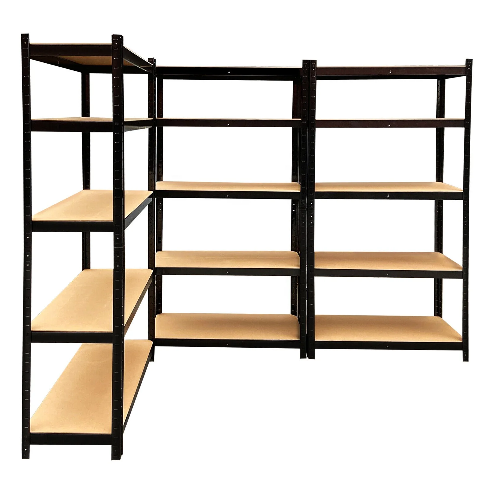 180Cm X 90Cm X 40Cm 5 Tier 175Kg Per Shelf Galvanized Garage Shelf Storage Racks Shelving Units