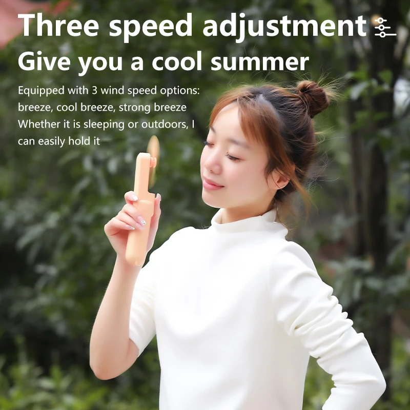 YouNiMei Custom Small Handy Fold Foldable Hand Battery Personal Rechargeable Usb Handheld Portable Mini Fa