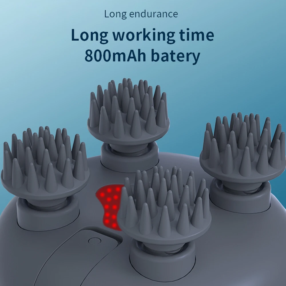 Haute qualite masseur electrique brosse massage cuir chevelu petrisseur masseur de tete les produits pour la sante