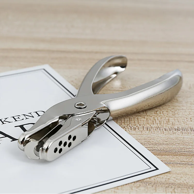 2024 Factory Direct Sales Craft Paper Single Hole Punch Custom Paper Punch Metal Bag OEM Box Packing Puncher