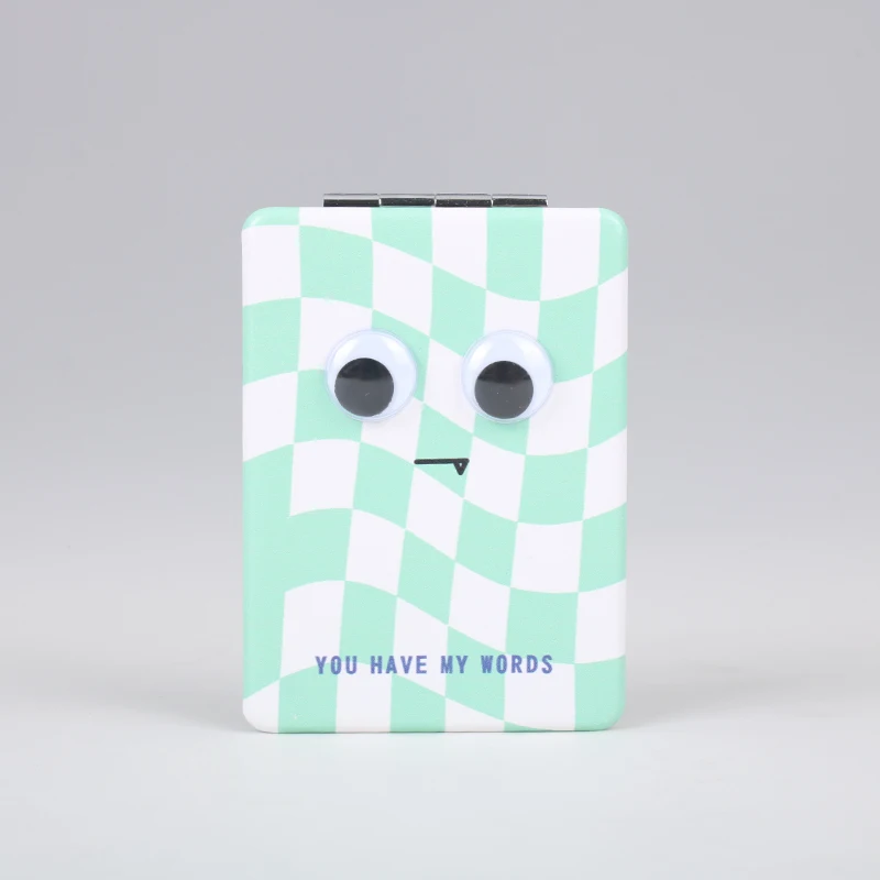 Personalized Portable Folding Mini Pocket Makeup Mirror Compact Mirror Sublimation Pocket Mirror