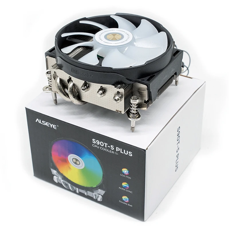 Alseye CPU Air Cooler Small size high performance LGA 1700 for PC cooler 5 heat pipe CPU Cooler