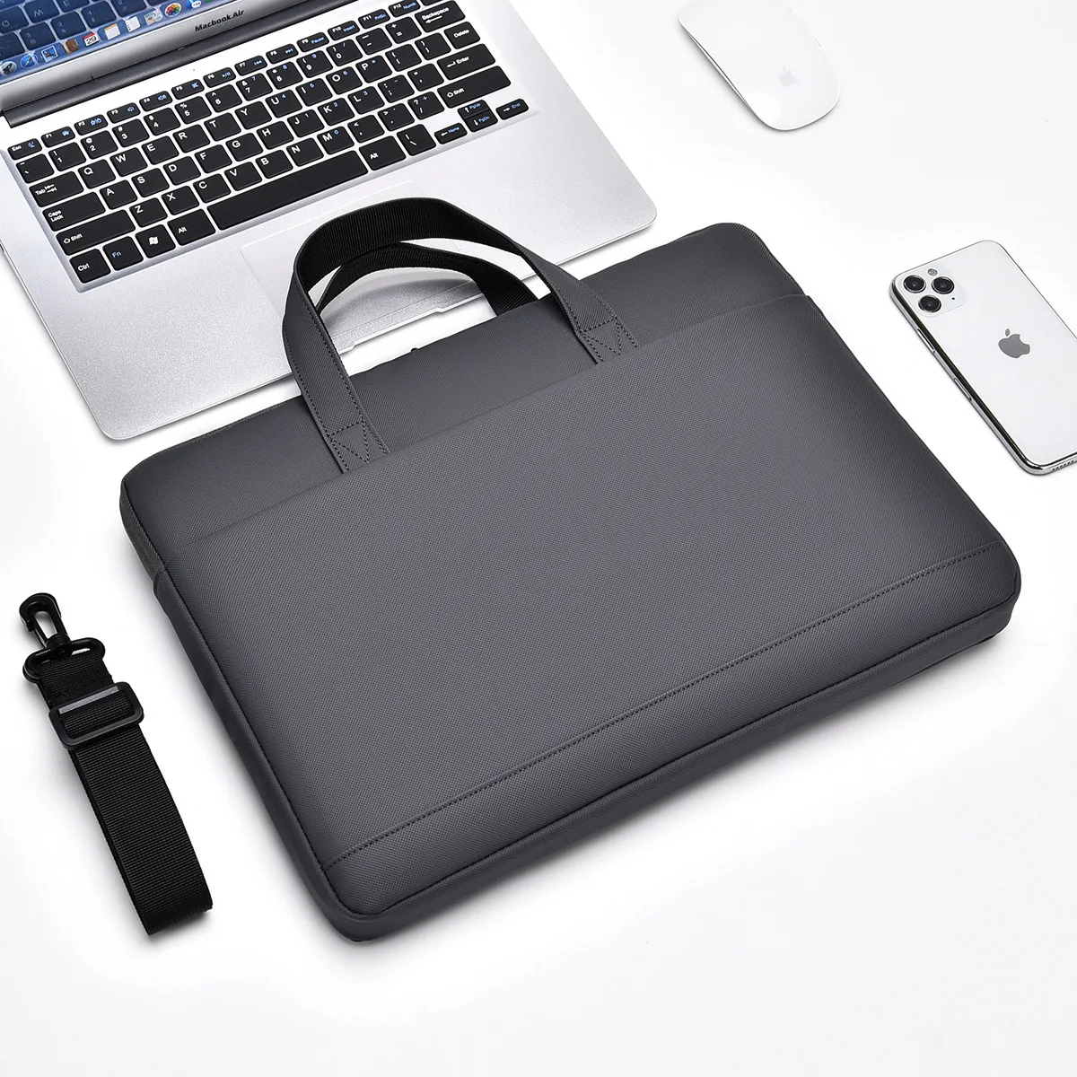 Briefcase Laptop Case Portable Simple Travel Shockproof Waterproof Handle Laptop Sleeve bag for 13inch 14  15.6 16 inch