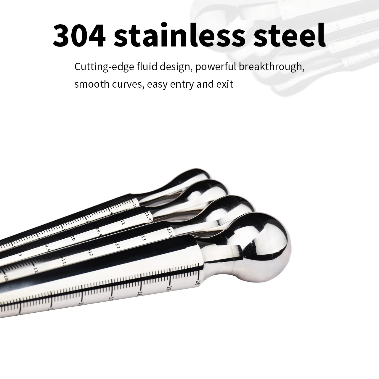 FRRK-178 Smooth Urethral Dilator with Multiple Width Sizes for Anal plug Urethral plug Metal Sounds Urethral male masturbator