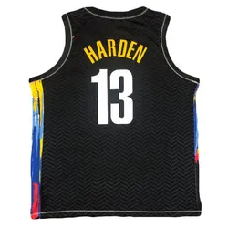 Новинка 2021, Высококачественная Черная баскетбольная форма BKLYN City Edition, костюм Дюранта #7 # Irving #11, Мужская одежда для баскетбола, футболка