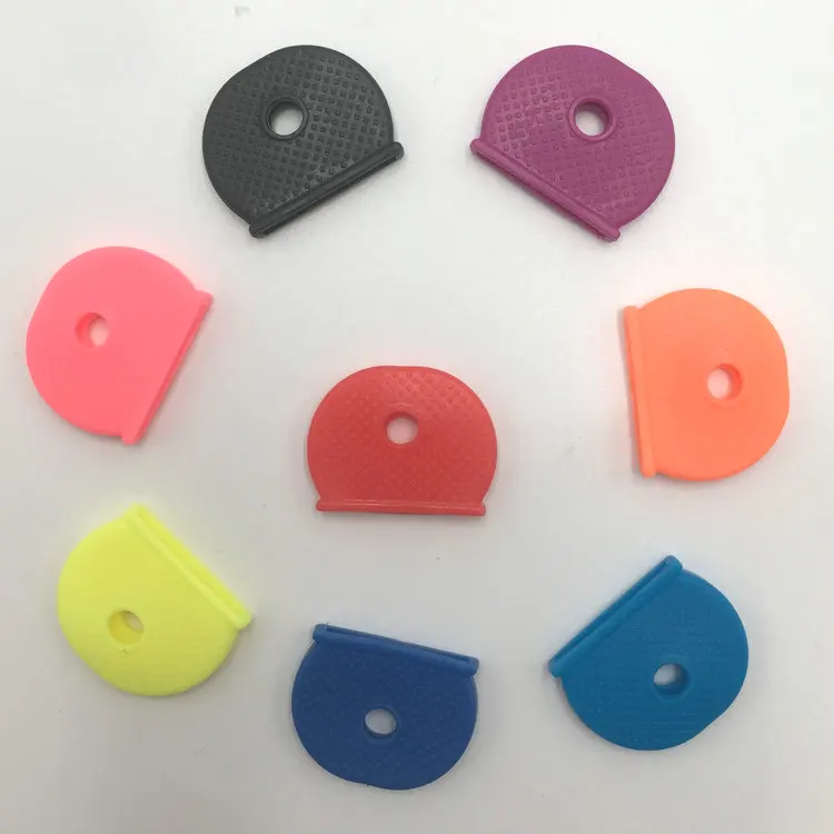 Wholesale PVC plastic key chain cap tag cover for key