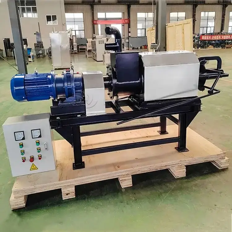 Specially designed chicken cow manure sludge dryer vacuum pump machinery/solid liquid separator for cow manure