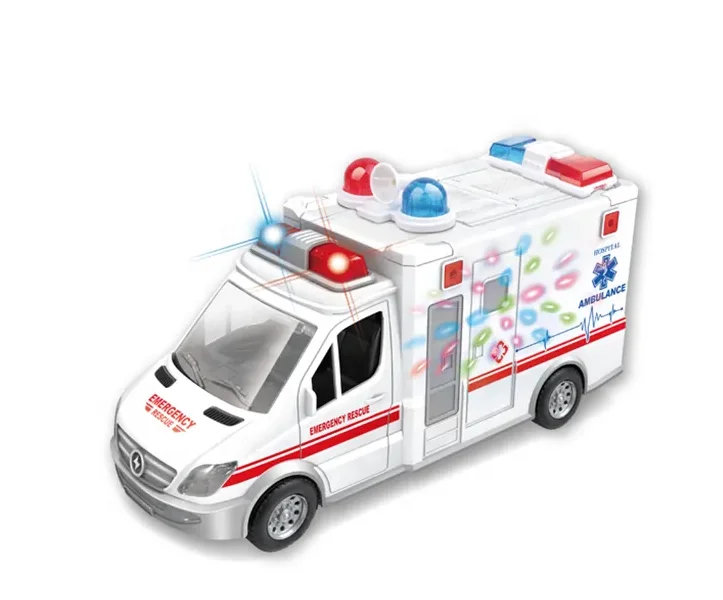 electric simulation ambulance vehicle toy with light music