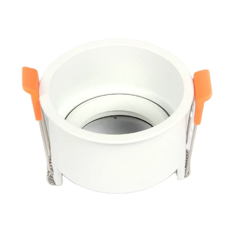 
Aluminum led ceiling downlight housing mr16 gu10 circle led cob smd recessed downlight fixture 