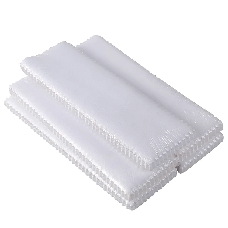 Wholesale custom bleached cotton wax strips high quality muslin paper waxing strips for hair removal-7*20cm