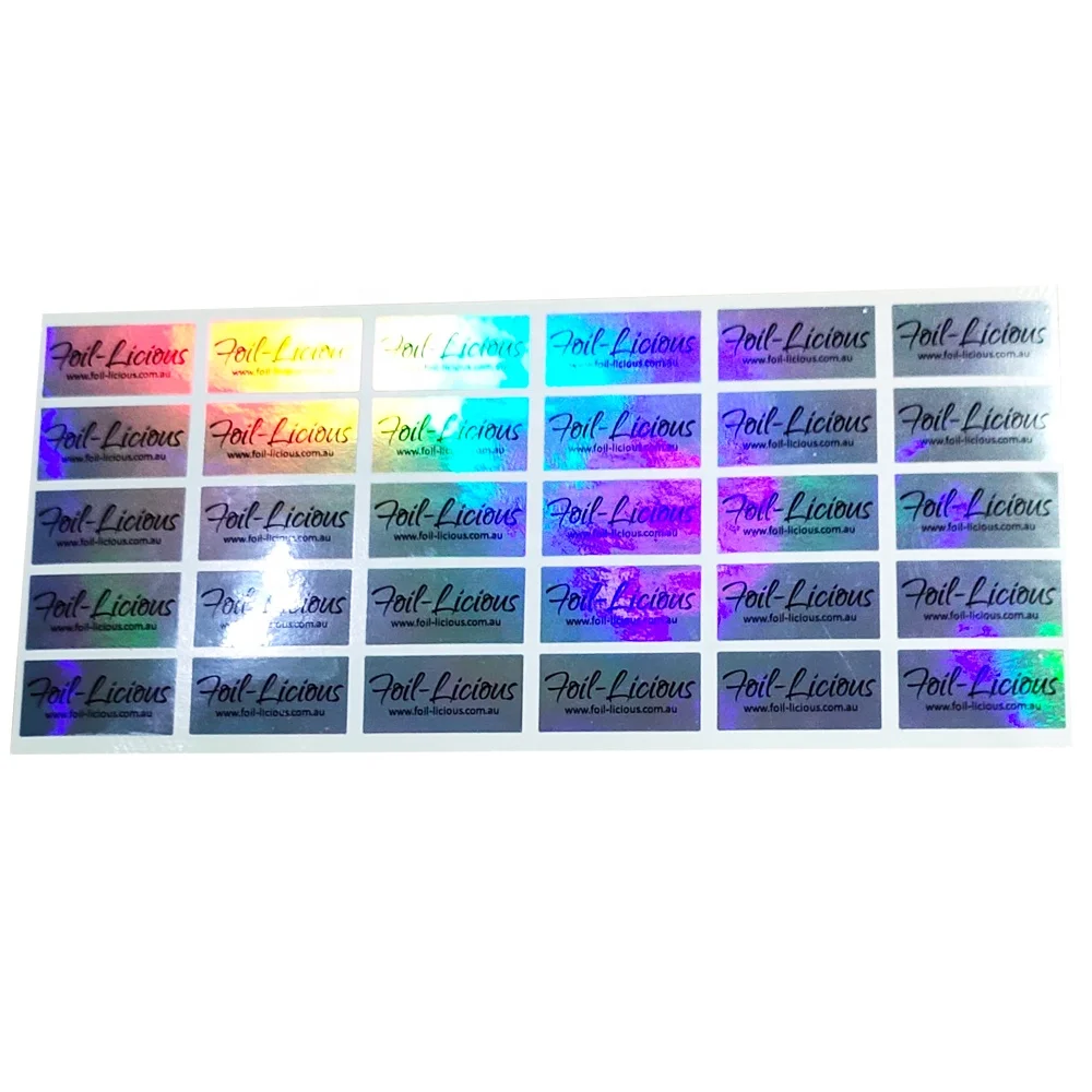 Custom Logo Hologram Adhesive Label Sticker Printing Holographic Logo Stickers Void Sticker Label Maker