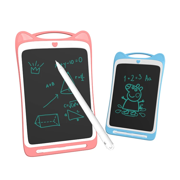 Toy For 3 4 5 6 7 Year Old Girls Toddler Electronic 12 Inch Drawing Doodle Board Cat LCD Kids Writing Tablet