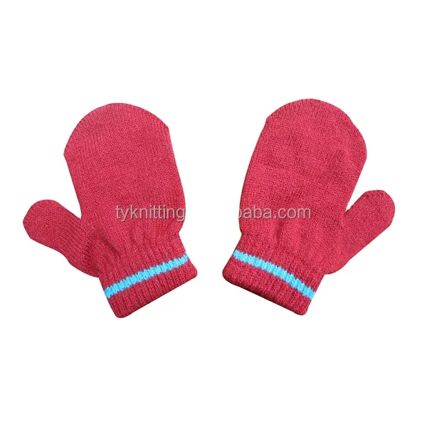 Высокое качество хит продаж; Детские зимние вязаные варежки