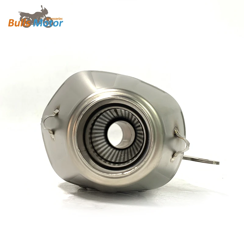 stainless steel universal motorcycle exhaust muffler titanium color/bule color moto escape exhaust system 51mm
