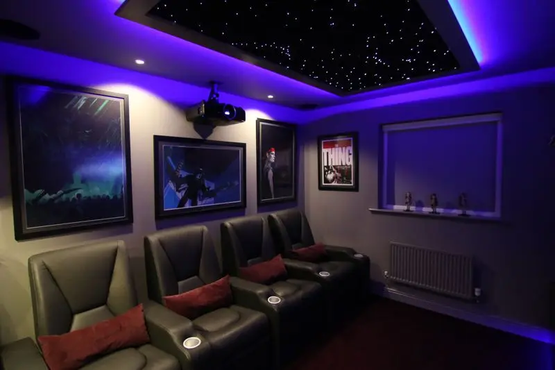 Star ceiling panels Fiber optic star ceiling RGB light with 7 colors