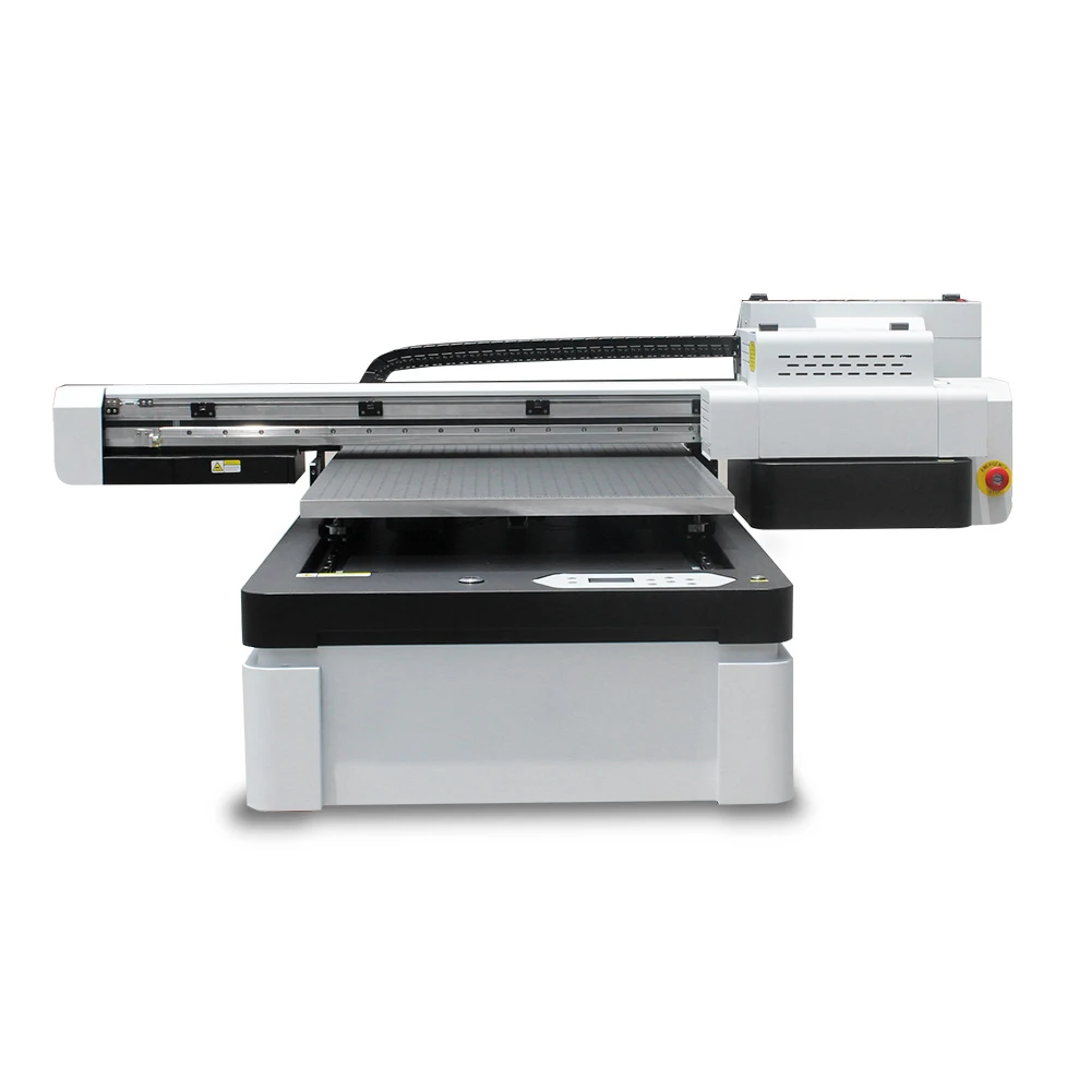 Cheap used second hand commercial high speed UV flatbed printer A1 60cm*90cm wiht dx10 xp600 tx800 print head  Tucan