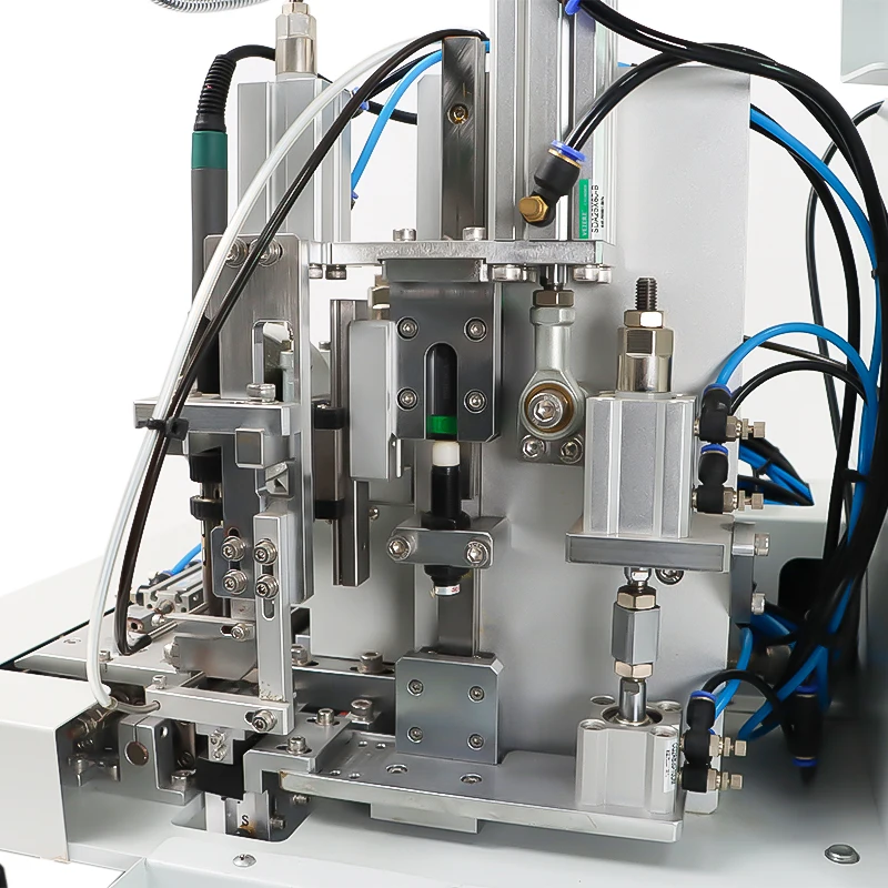 Latest Semi-Automatic USB Data Cable Making Equipment Used Soldering and Stripping Machine with PLC and Motor Core Components