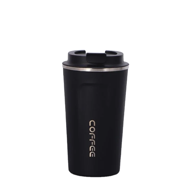 Creative Custom Magic Cup 500ml Tumblers Double Wall Stainless Steel 304 Travel Suction Coffee Mug With Lid
