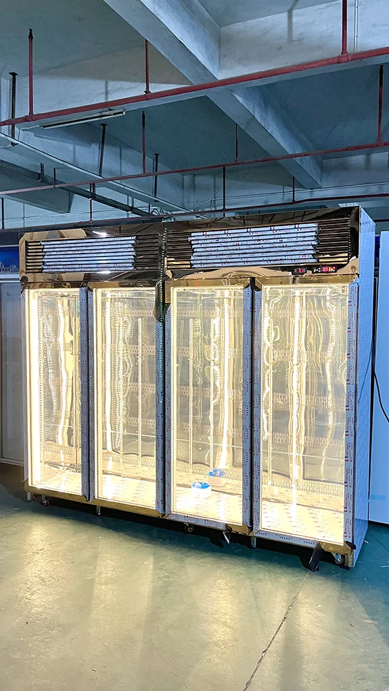 Старая машина для выдерживания мяса на 4 дверях шкафчик отверждения старинный холодильник стейка сухого старения и говядины