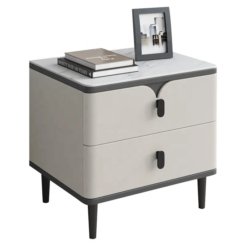 Современный дизайн, белый ящик для хранения, прикроватный столик, домашняя мебель, прикроватный столик в скандинавском стиле, тумбочка