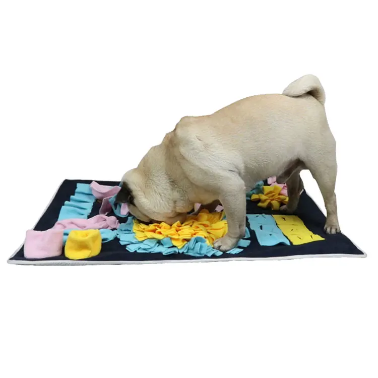 
Pet Dog Snuffle Mat Dog Puppy Slow Feeding Mat Smell Training Blanket For Dog Stress Relief Nosework Puzzle Toy Pet Nose Pad 