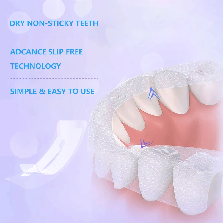 2024 Best PAP+ DRY Teeth Whitening Strips For Remove Teeth Stains Non Peroxide 28PCS Sensitive Free Teeth Whitening Strips