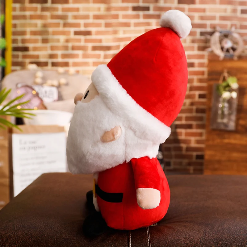 Wholesale 23cm 40cm 50cm christmas stuffed santa claus toy for children gifts