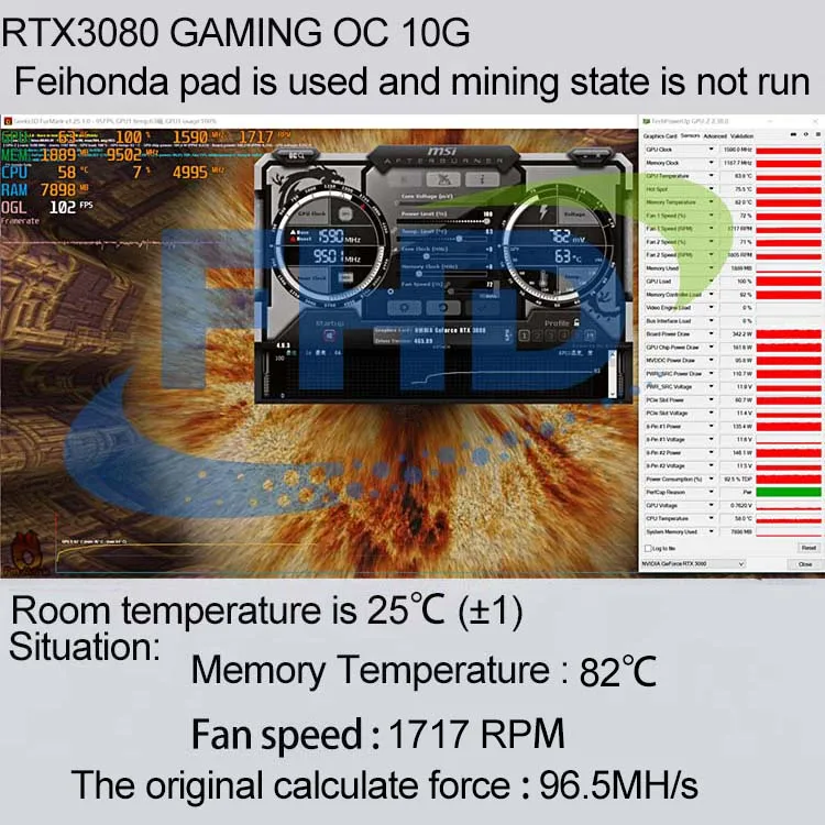 Laptop High Cooling Thermal Insulation Pad 12.8 20W/M.K 15W 20 Wmk 3Mm Rtx 3080 Gpu Thermal  Pad