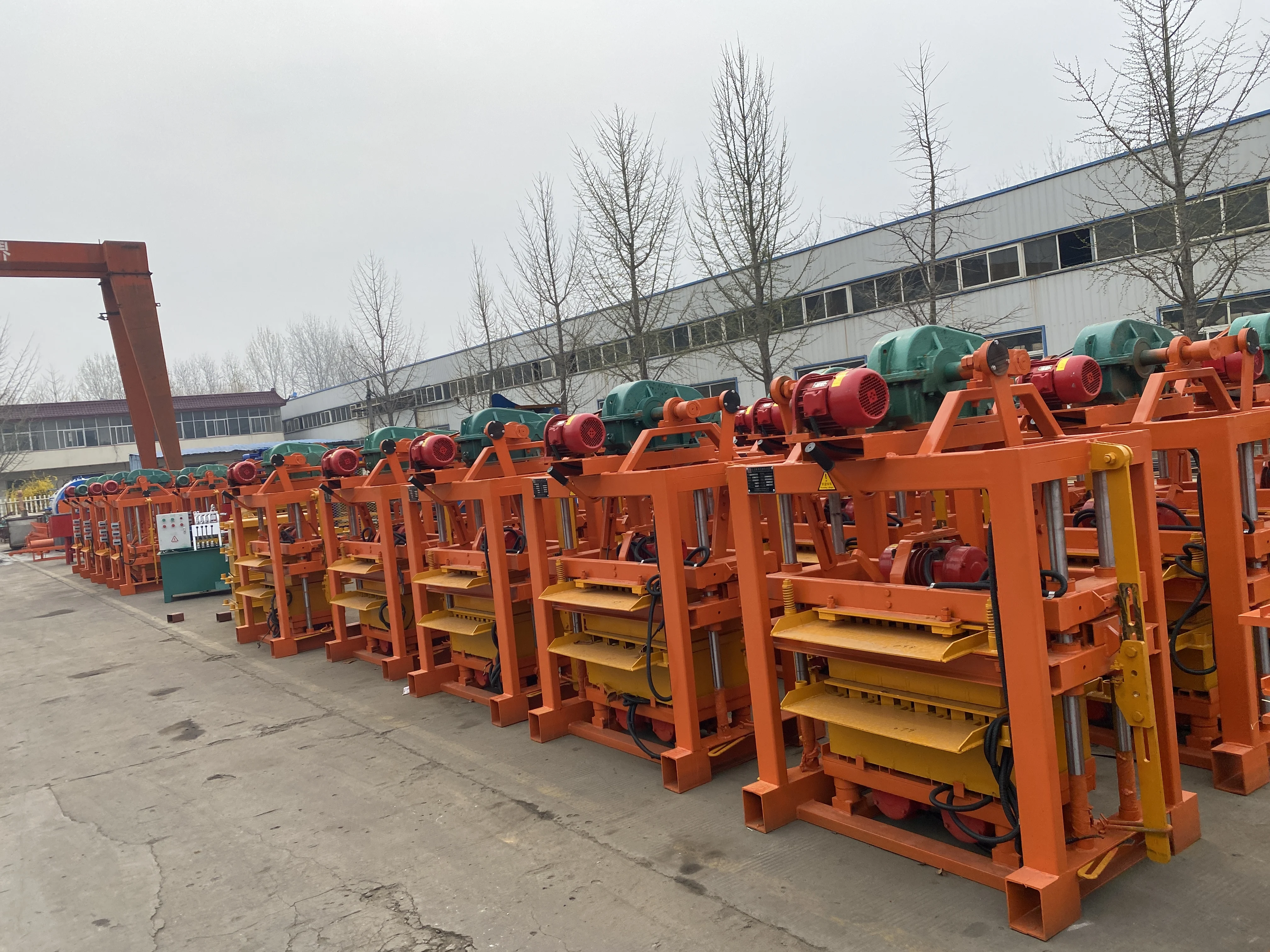 EB4-40 stationary sand brick making machine/building construction drawing/brick machine shop