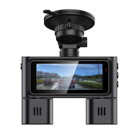 4 Channel 1080P inside Cabin Dash Camera 3.5inch IPS Dashboard Cam with 4 IR LEDs Video Recorder for Taxi Drivers Car Black Box