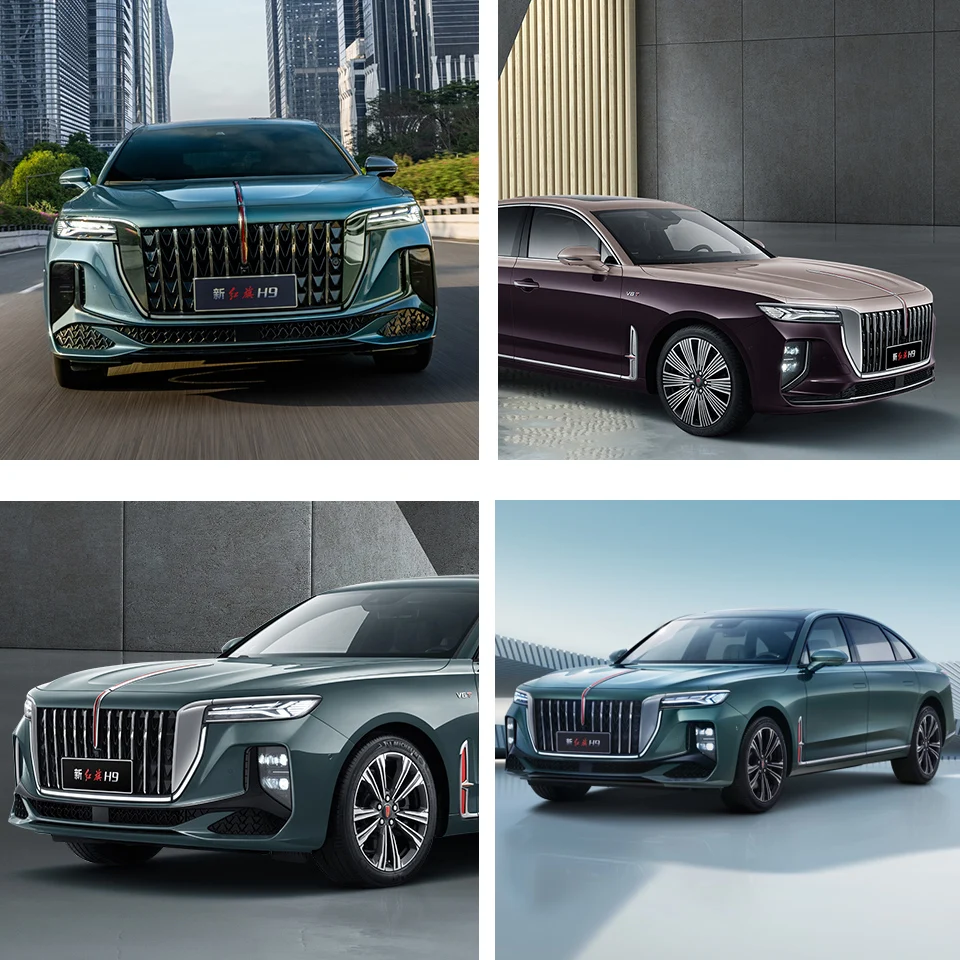 Import Hongqi H9 Good Quality Electric Car For Adults From China Wholesale Luxury Hybrid New Energy Vehicles