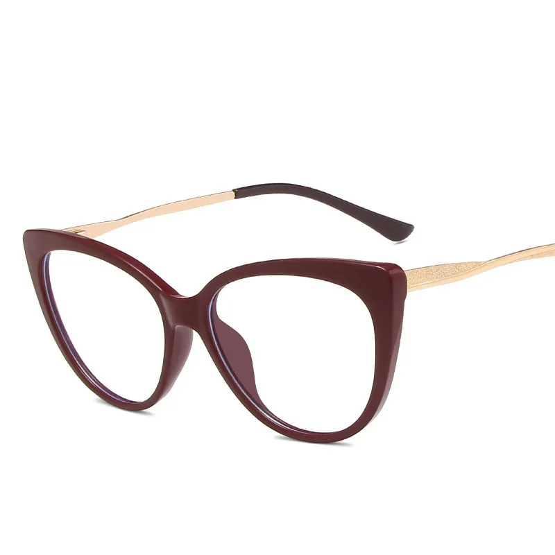 5018 new European and American flat glasses TR90 anti-blue light glasses frame retro spring leg optical eyewear