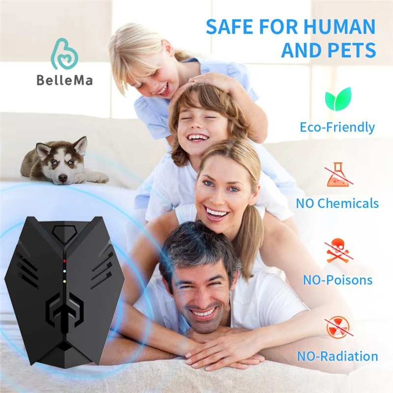 best selling ultrasonic mice mouse Rodent mosquito fly repeller electric control ultrasonic pest repellent control