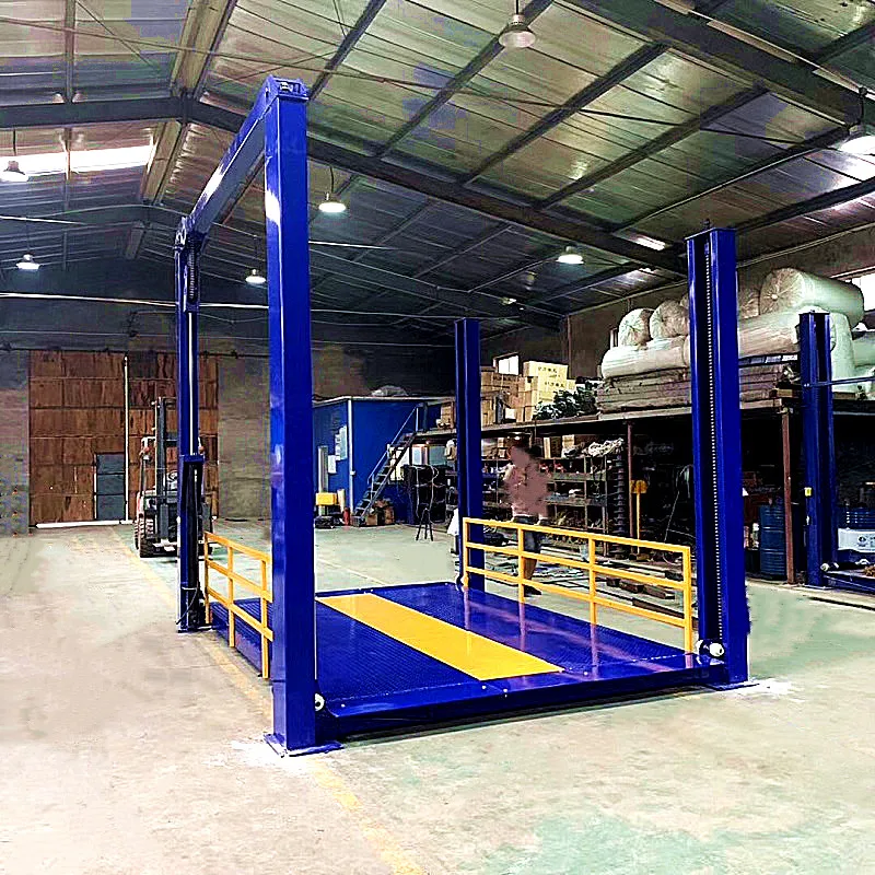 Heavy Duty 4t  Automatic Car Wash Machine 4 Post Car Lifting Machine Four Post Vertical Car Parking Lift for Warehouse Price