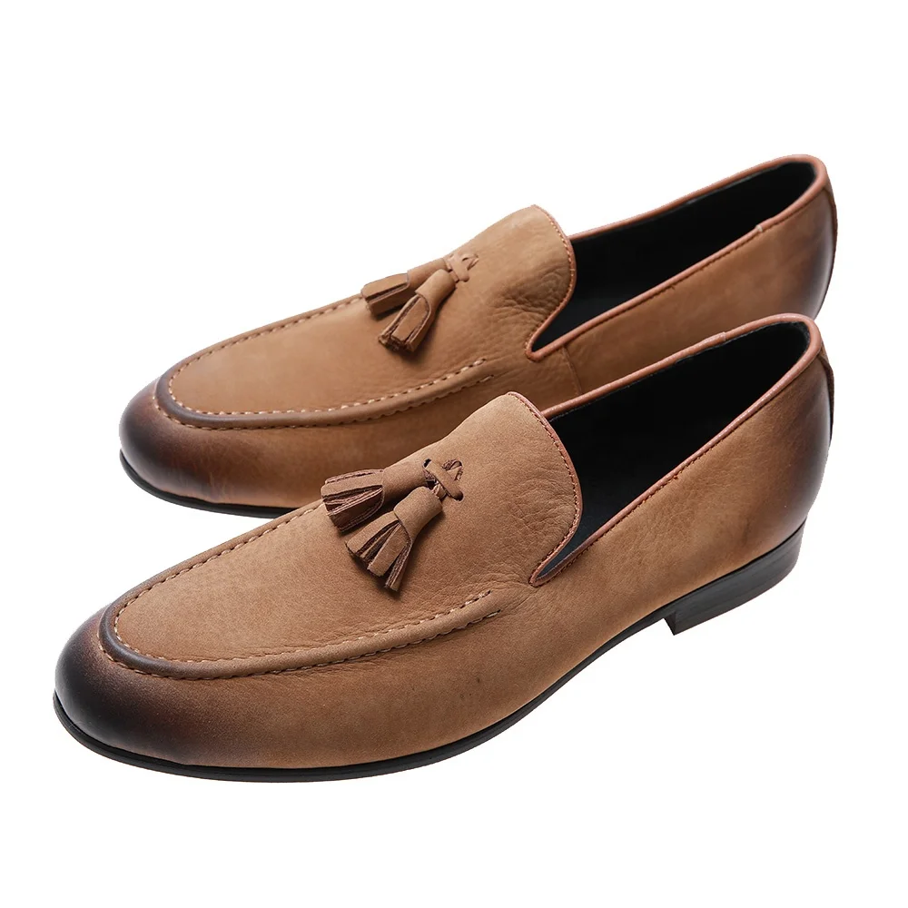 Classical Moccasins casual cool leather loafers comfortable dress gentlemen men loafer shoes
