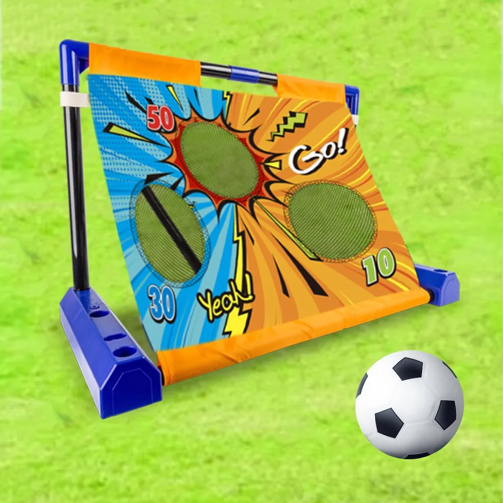 Huiye 3-In-1 Movable Target Toss Game Football Kids Indoor Outdoor Exercise Sport Toys For Boys Birthday Christmas Party Gifts
