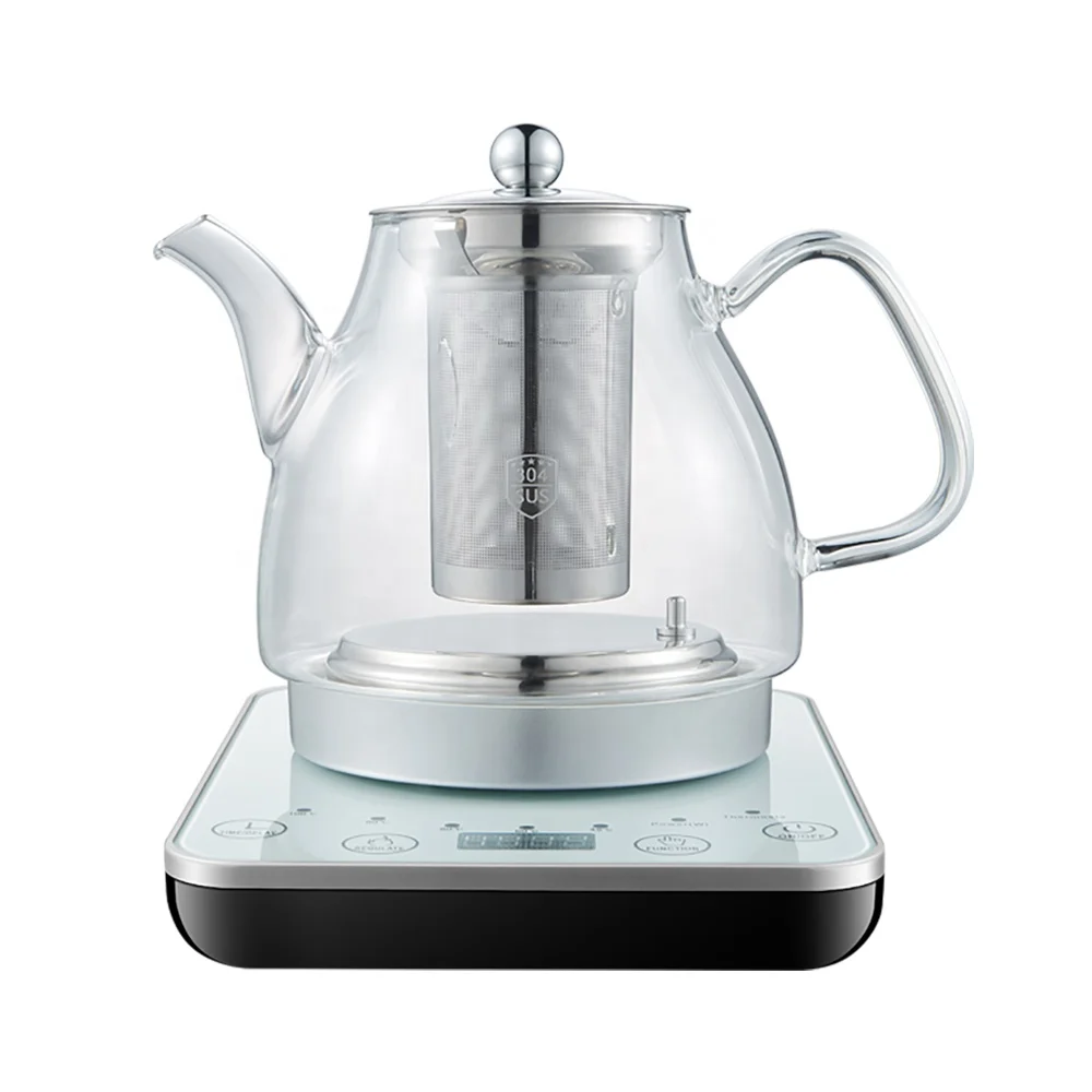 KC/CE/CB/LFGB/ROHS Certificates Temperature setting glass Kettle electric tea maker~Gooseneck  tea kettle/ Bouilloire