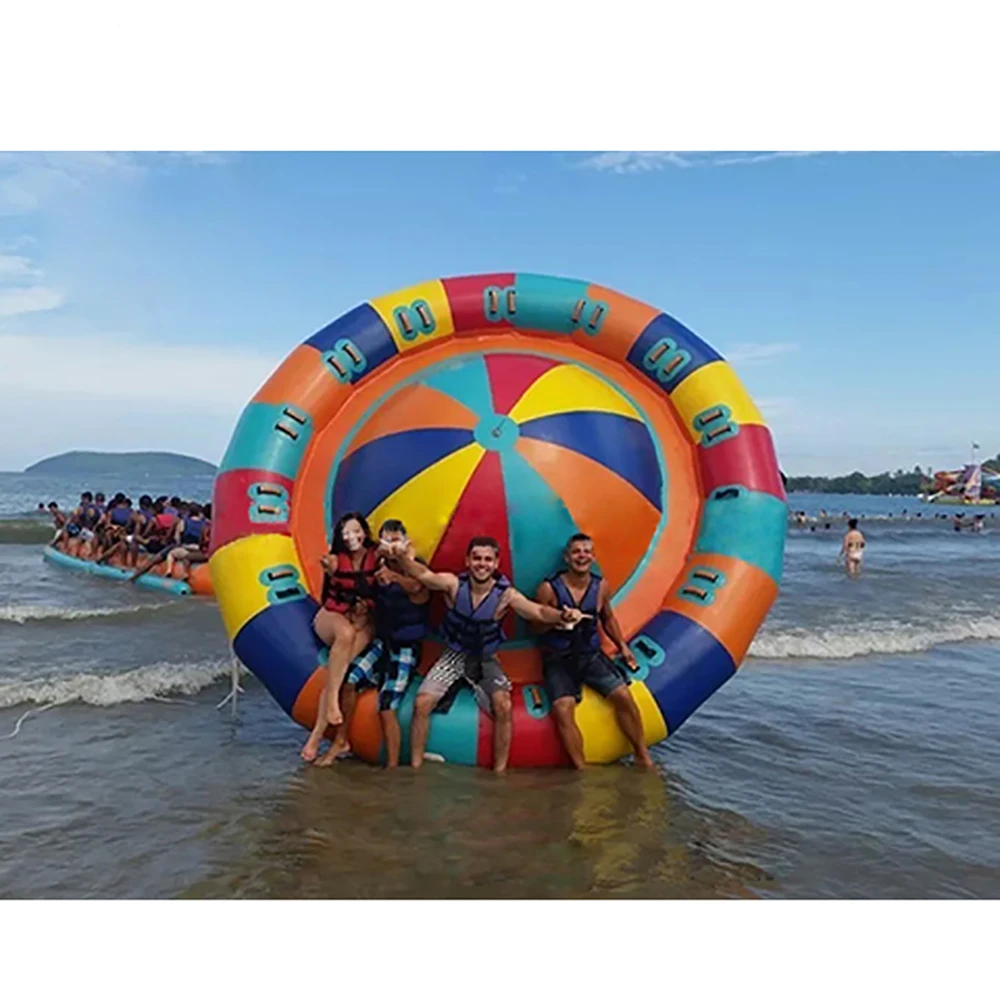 The best rated flying inflatable towable tube / inflatable disco boat ride / inflatable disco boat cruise