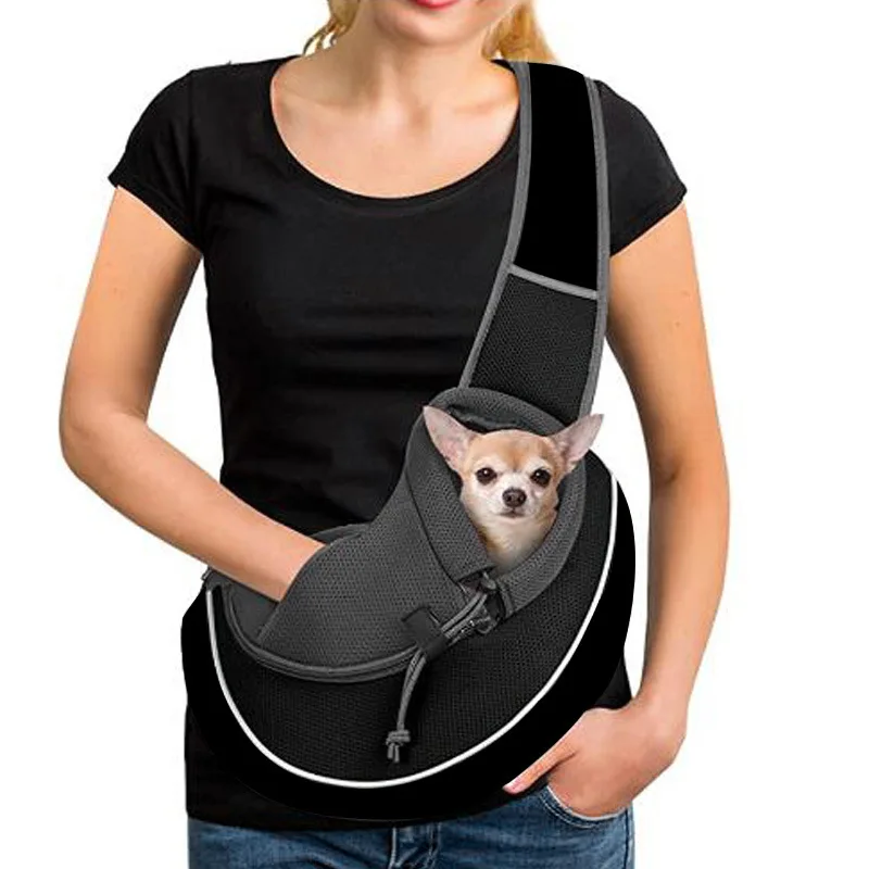 Новая собака Go Out сумка для переноски с дышащей сеткой Pet на одно плечо переноска дорожная безопасности слинг полиэстер модные однотонные устойчива 10 шт.