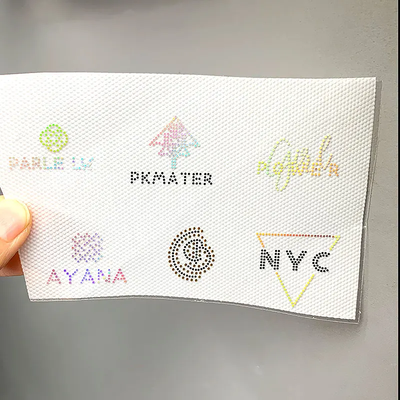 african american plastisol custom silk screen printing breast cancer rhinestone chain heat transfer shirt labels