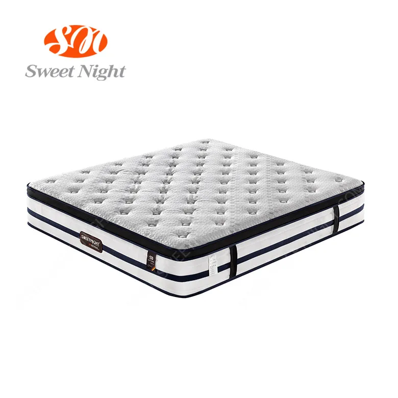 hybrid full size cotton natural latex high quality anti bedsore smart label china mattress for sale